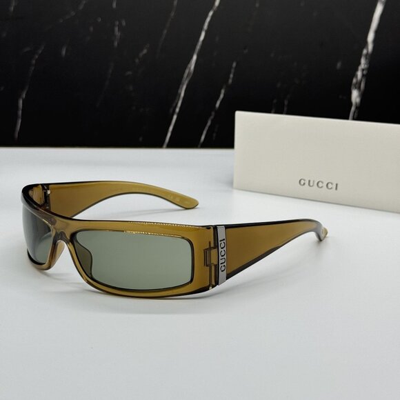 NEW GUCCI BROWN GREEN UNISEX SUNGLASSES GUCCI GG1492S 003 main image 5
